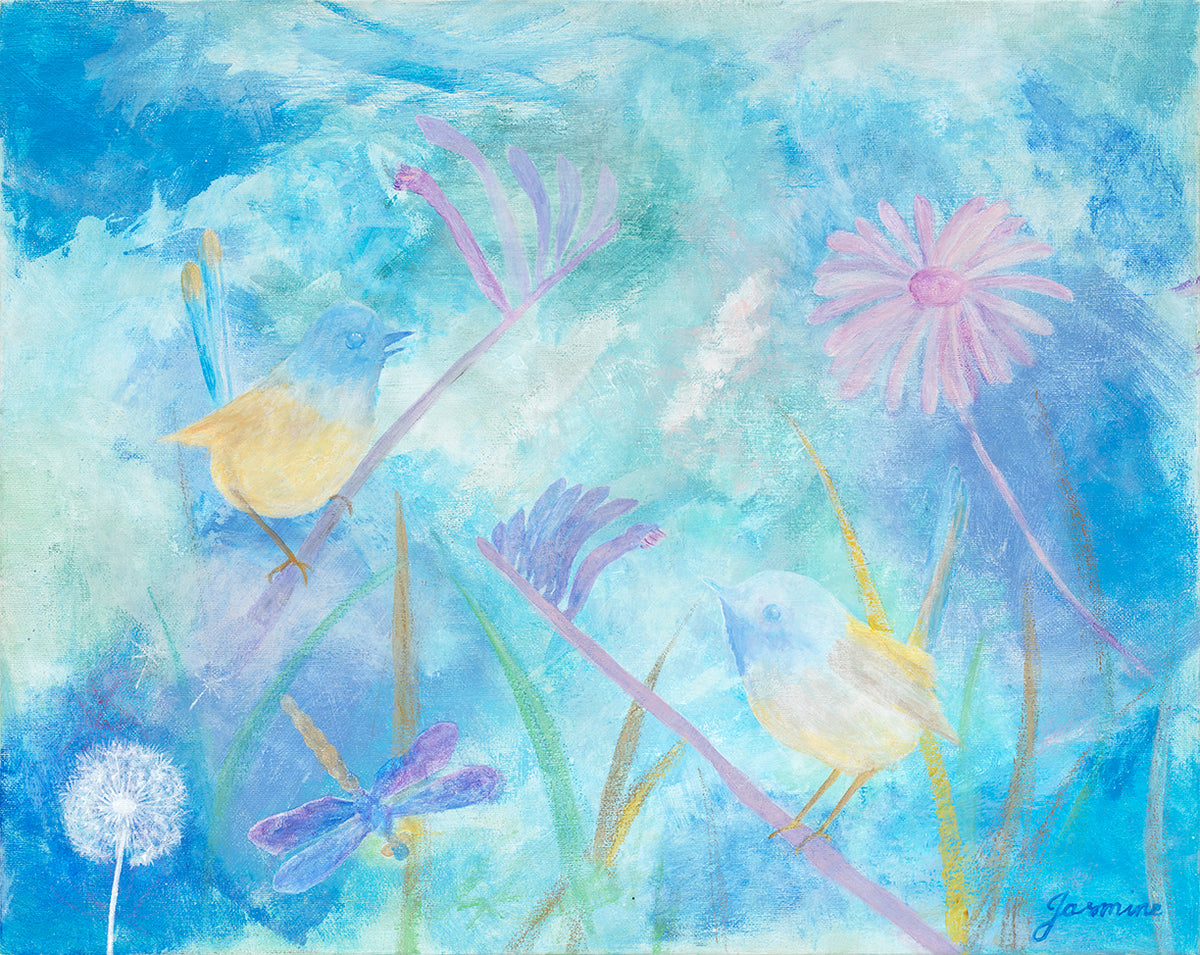 Fantasy in Blue - original painting